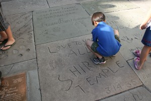 walk of fame, hollywood, grauman, chinese theater, shirley temple