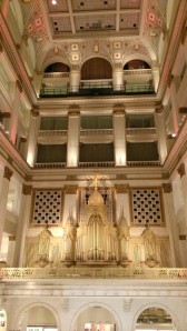 The gorgeous Wannemaker organ housed at the downtown Macy's.